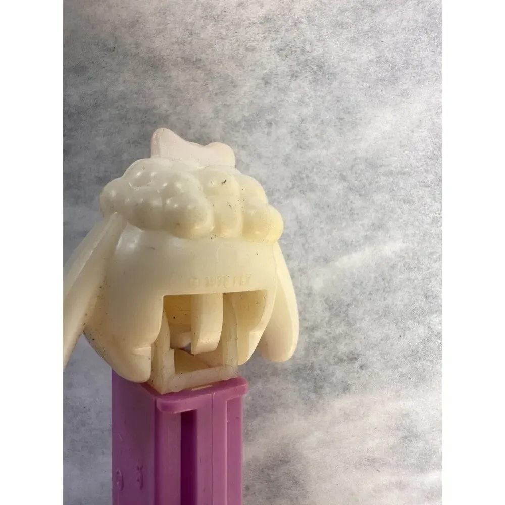 D17 Vintage PEZ Dispensers Lamb Sheep Pink Stem 1978 Slovenia Lot of 4